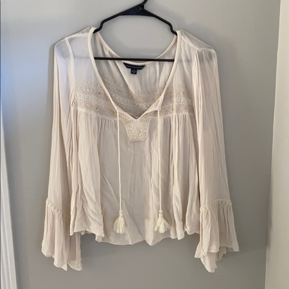Flare sleeve American Eagle blouse